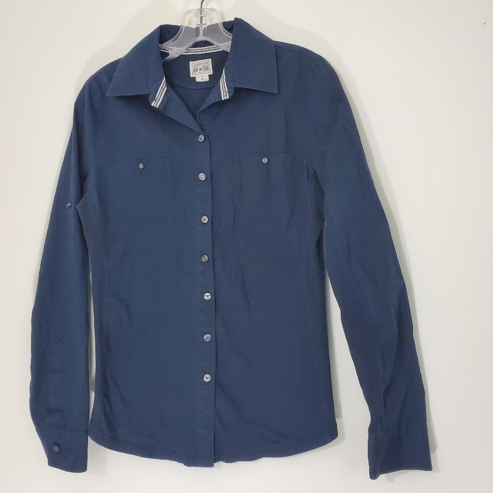 Converse One Star Navy Blouse, Size Medium